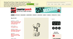 Desktop Screenshot of counterpunch.org